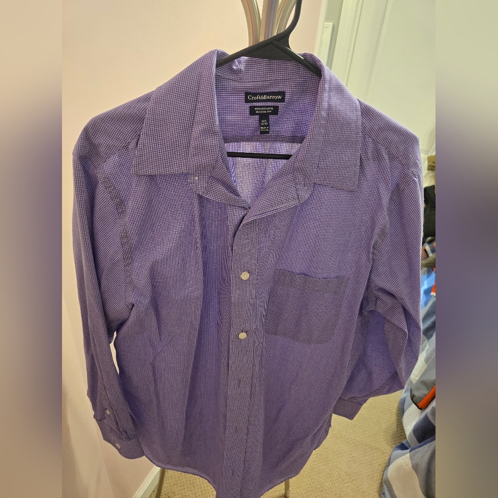 Croft & Barrow Men's Purple Shirt